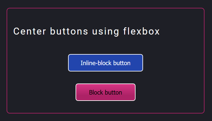 CSS Block - Align (Left, Center, Right)